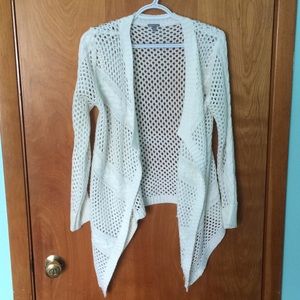 White cardigan, small